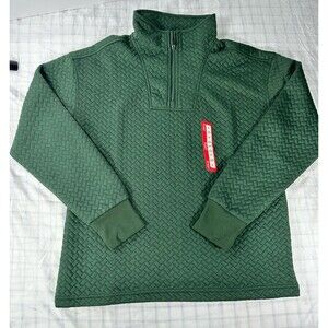 BCG Sycamore Green Quilted 1/4 Zip Pullover - NWT Size S